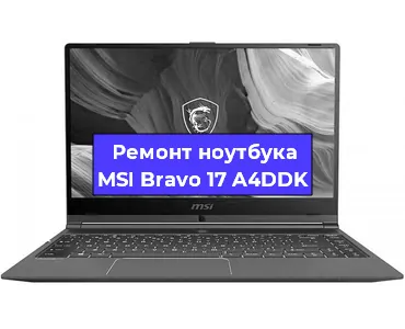 Чистка от пыли и замена термопасты на ноутбуке MSI Bravo 17 A4DDK в Краснодаре